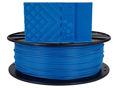 3D Fuel Standard PLA+ 3D Printing Filament, Made in USA with Dimensional Accuracy +/- 0.02 mm, 1 kg 1.75 mm Spool (2.2 lbs) in Ocean Blue