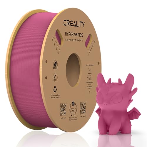 Official Creality Hyper PLA Filament 1.75mm, High Speed PLA 30-600mm/s 3D Printer Filament, Dimensional Accuracy +/-0.02mm, Fit Most FDM 3D Printers,1KG(2.2lbs) Spool Viva Magenta