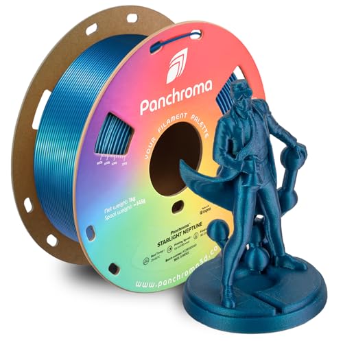Polymaker Panchroma PLA Filament, Starlight Neptune 1.75mm 3D Printing Filament, 3D Printer PLA Filament, Fit Most FDM 3D Printers, 1kg Spool (2.2lbs)