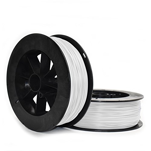 NinjaTek 3DNF00117520 NinjaTek NinjaFlex TPU Filament, 1.75mm, TPE, 2kg Snow (White) (Pack of 1)