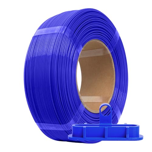 eSUN PLA+ Refilament 1.75mm, 3D Printer Refill PLA Plus, Dimensional Accuracy +/- 0.03mm, 1KG Spoolless 3D Printing Filament for 3D Printers, Blue