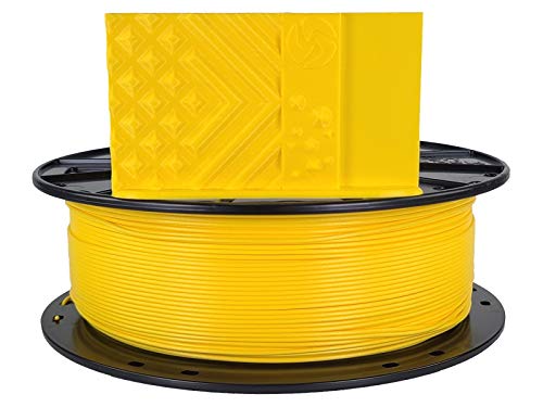 3D-Fuel Standard PLA+ Filament for 3D Printing, Made in The USA, 3D Printer Filament, Dimensional Accuracy +/- 0.02 mm, 1.75 mm, 1 kg Spool, Daffodil Yellow