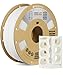 OVERTURE Super PLA+ Filament 1.75mm, Toughness Enhanced PLA Plus, Professional Toughness 3D Printer Filament 1kg (2.2lbs), High Precision +/- 0.02mm (White)