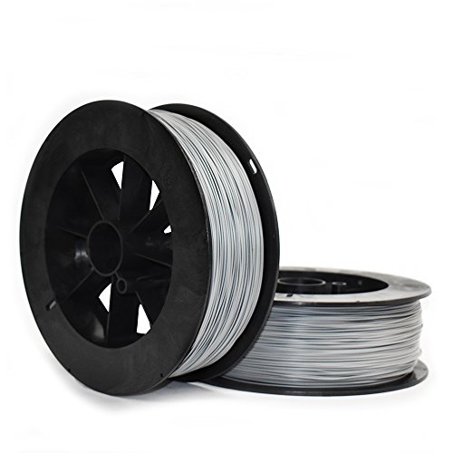 NinjaTek 3DNF14117520 NinjaTek NinjaFlex TPU Filament, 1.75mm, TPE, 2kg, Steel (Gray) (Pack of 1)