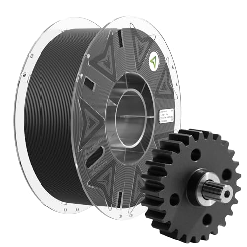 Creality Official PETG Carbon Fiber Filament 1.75mm, PETG-CF 3D Printer Filament, 300mm/s High Speed Hyper PETG-CF, Excellent Mechanical Properties, Fits for All 3D Printers, 1 KG 1 Spool Black