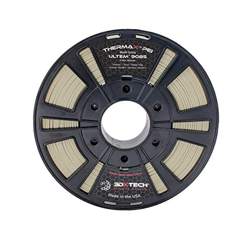 3DXTECH ThermaX PEI, Made Using ULTEM 9085, 1.75mm, 250G 3D Printing Filament