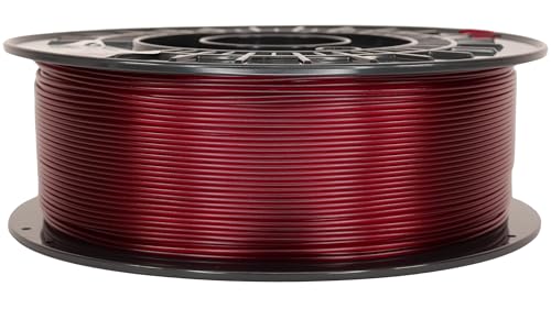 3D-Fuel Tough Pro PCTG Filament for 3D Printing, Better Than PETG Filament, Made in The USA, Dimensional Accuracy +/- 0.02 mm, 1.75mm, 1 kg Spool, Transparent Ruby Red