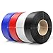 SUNLU Refill PETG Filament 1.75mm, PETG Refill 3D Printer Filament, Suitable for Bambu Lab Filament and SUNLU Reusable spools, 1kg per Spool, 4 Pack, 4 Colors, Black+White+Red+Klein Blue