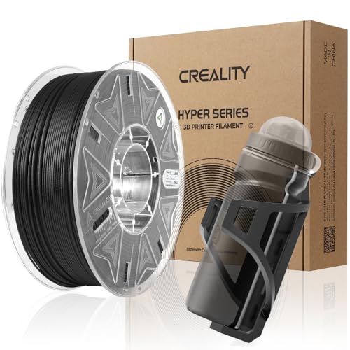 Creality Hyper PA6-CF Carbon Fiber Nylon Filament 1.75mm 1KG, 3D Printing Material Halloween Gifts with Engineering-Grade Strength, Heat Resistant, Low Warp for Functional Prototypes&Industrial Parts