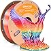 ERYONE Silk Rainbow 3D Printer PLA Filament 1.75 +/- 0.03mm, Shiny Multicolor Filament PLA Fast Color Gradient 1KG(2.2LBS), Waterfall Rainbow