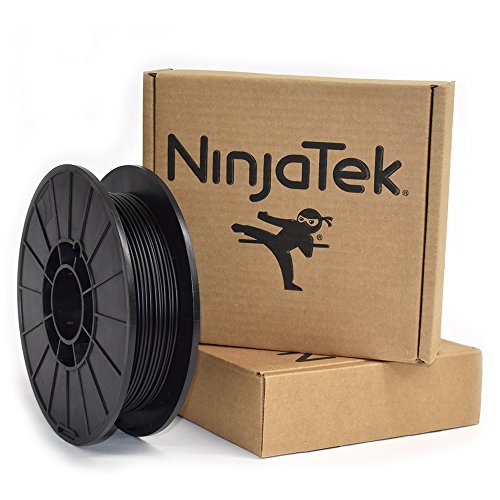 NinjaTek 3DAR01129005 NinjaTek Armadillo TPU Filament, 3.00mm, TPE,.5kg, Midnight (Black) (Pack of 1)