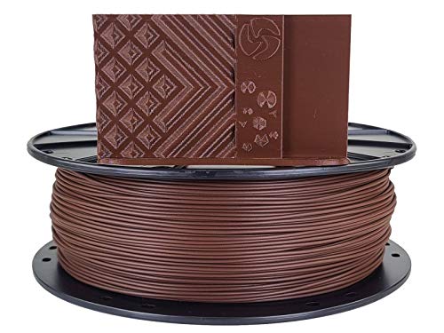 3D-Fuel Standard PLA+ Filament for 3D Printing, Made in The USA, 3D Printer Filament, Dimensional Accuracy +/- 0.02 mm, 1.75 mm, 1 kg Spool, Chocolate Brown