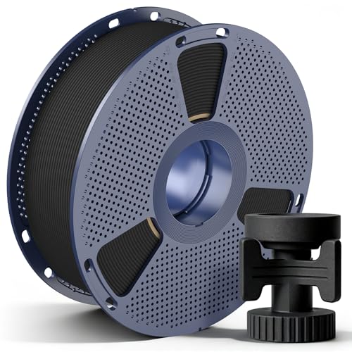 SUNLU Carbon Fiber PETG 3D Printer Filament 1.75mm, Enhanced Strength, High Rigidity, Heat-Resistant, 10% Carbon Fiber, Fit Most 3D FDM Printers, 1KG Spool PETG-CF (Matte Black)