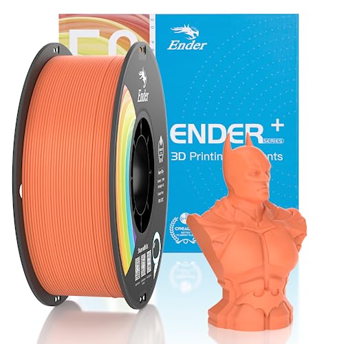 Official Creality PLA Filament Pro Orange, 1.75mm 3D Printer Filament, Ender PLA + (Plus) Printing Filament, 1kg Spool (2.2lbs), Dimensional Accuracy ±0.02mm. Fit Most FDM Printers