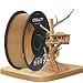 Official Creality Wood Filament PLA 1.75 mm, Woods 3D Printer Filament, More Than 30% Real Wood, Smooth Silk Texture, Toughness, 1kg(2.2lbs)/Spool 3D Printing Filament, for All FDM Printers