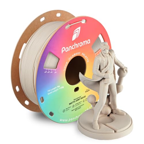 Polymaker Panchroma Matte PLA Filament, Army Beige 1.75mm 1kg 3D Printing Filament, Formerly Polyterra Matte, Fit Most FDM 3D Printers, 1kg Spool (2.2lbs)