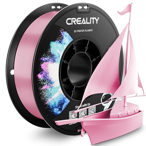 CREALITY PETG Filament 1.75mm 3D Printer Filament, 1kg (2.2lb) Neatly Wound Spool, Dimensional Accuracy ±0.03mm, 2025 Latest Batch, Fit for Ender, Bambu Lab, Anycubic,ELEGOO FDM Printers, Pink
