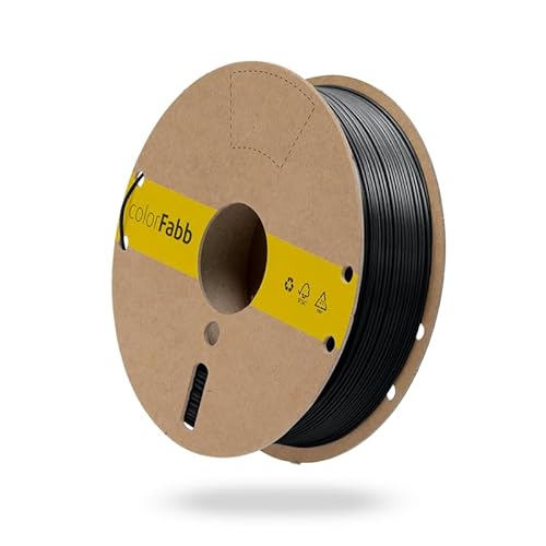 colorFabb LW-PLA Black 3D Printer Filament, 1.75mm Diameter, 750g Spool, Lightweight Material, Ideal for RC Planes, Matte Finish