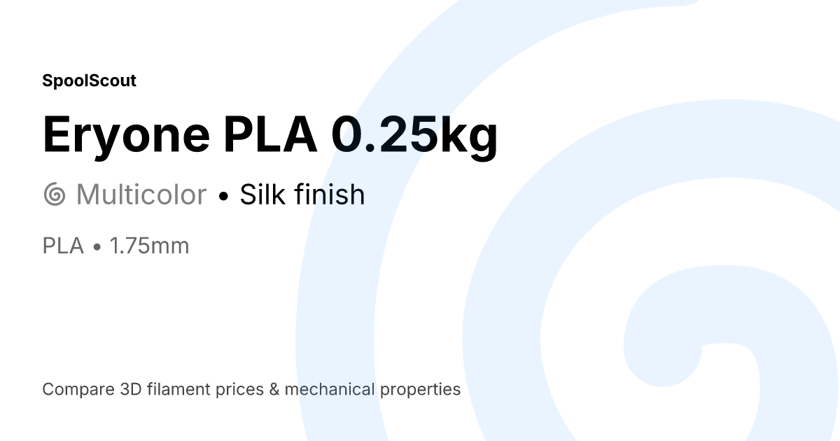 Eryone PLA Multicolor - $11.99 - SpoolScout